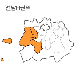 랜드맵 전라남도 부동산 전자지적도 H권역(1.신안군 2.목포시 3.무안군 4.해남군)