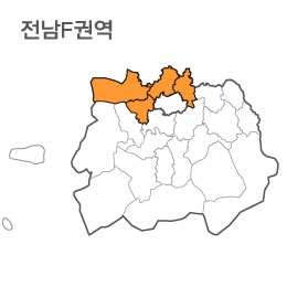 랜드맵 전라남도 부동산 전자지적도 F권역(1.영광군 2.장성군 3.담양군 4.함평군)