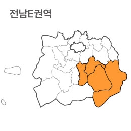 랜드맵 전라남도 부동산 전자지적도 E권역(1.장흥군 2.보성군 3.고흥군 4.여수시)