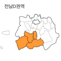 랜드맵 전라남도 부동산 전자지적도 D권역(1.진도 군 2.해남군 3.강진군 4.완도군)