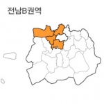 랜드맵 전라남도 부동산 전자지적도 B권역(1.영광군 2.장성군 3.함평군 4.나주시)