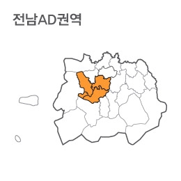 랜드맵 전라남도 부동산 전자지적도 AD권역(1.무안군 2.나주시 3.목포시 4.영암군)