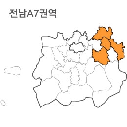 랜드맵 전라남도 부동산 전자지적도 A7권역(1.구례군 2.순천시 3.경남 하동 4.전북 남원)