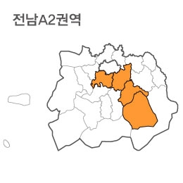 랜드맵 전라남도 부동산 전자지적도 A2권역(1.나주시 2.화순군 3.고흥군 4.보성군)