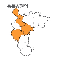 랜드맵 충청북도 부동산 전자지적도 W권역(1.경기 이천 2.괴산군 3.청주시 4.음성군)