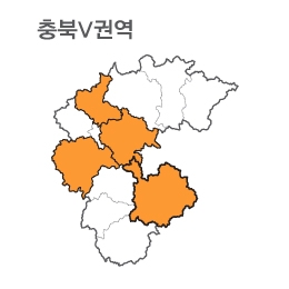 랜드맵 충청북도 부동산 전자지적도 V권역(1.충주시 2.괴산군 3.청원군 4.경북 상주)