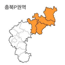 랜드맵 충청북도 부동산 전자지적도 P권역(1.제천시 2.단양군 3.강원 영월 4.강원 정선)