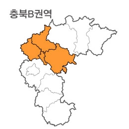 랜드맵 충청북도 부동산 전자지적도 B권역(1.진천군 2.증평군 3.음성군 4.괴산군)