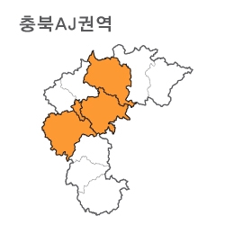 랜드맵 충청북도 부동산 전자지적도 AJ권역(1.괴산군 2.충주시 3.음성군 4.청주시)