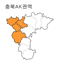 랜드맵 충청북도 부동산 전자지적도 AK권역(1.경기 안성시 2.청주시 3.진천군 4.음성군)