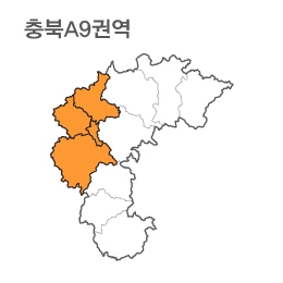 랜드맵 충청북도 부동산 전자지적도 A9권역(1.음성군 2.진천군 3.증평군 4.청원군)