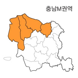 랜드맵 충청남도 부동산 전자지적도 M권역(1.당진시 2.서산시 3.태안군 4.아산시)