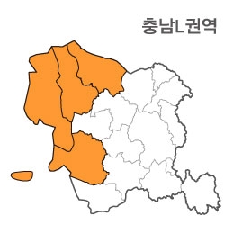 랜드맵 충청남도 부동산 전자지적도 L권역(1.태안군 2.서산시 3.당진시 4.보령시)