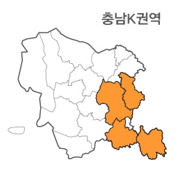 랜드맵 충청남도 부동산 전자지적도 K권역(1.세종시 2.금산군 3.논산시 4.공주시)