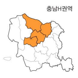 랜드맵 충청남도 부동산 전자지적도 H권역(1.당진시 2.아산시 3.예산군 4.홍성군)