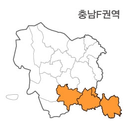 랜드맵 충청남도 부동산 전자지적도 F권역(1.부여군 2.논산시 3.계룡시 4.금산군)