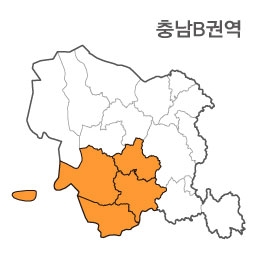 랜드맵 충청남도 부동산 전자지적도 B권역(1.보령시 2.청양군 3.서천군 4.부여군)