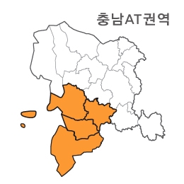 랜드맵 충청남도 부동산 전자지적도 AT권역(1.부여군 2.서천군 3.보령시 4.전북 군산시)