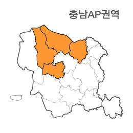 랜드맵 충청남도 부동산 전자지적도 AP권역(1.당진시 2.서산시 3.홍성군 4.아산시)