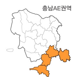 랜드맵 충청남도 부동산 전자지적도 AE권역(1.논산시 2.금산군 3.익산시 4.김제시)