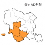 랜드맵 충청남도 부동산 전자지적도 AD권역(1.보령시 2.홍성군 3. 서천군 4.부여시)