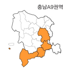 랜드맵 충청남도 부동산 전자지적도 A9권역(1.공주시 2.논산시 3.전북 익산 4.전북 군산)