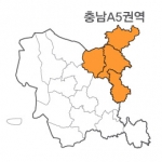 랜드맵 충청남도 부동산 전자지적도 A5권역(1.천안시 2.아산시 3.세종시 4.경기 안성)