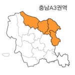 랜드맵 충청남도 부동산 전자지적도 A3크기 권역(1.당진시 2.세종시 3.아산시 4.천안시)