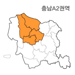 랜드맵 충청남도 부동산 전자지적도 A2권역(1.당진시 2.예산군 3.홍성군 4.서산시)