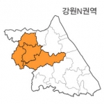 랜드맵 강원도 부동산 전자지적도 N권역(1.춘천시 2.화천군 3.홍천군 4.경기 가평)