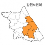 랜드맵 강원도 부동산 전자지적도 M권역(1.강릉시 2.양양군 3.정선군 4.평창군)