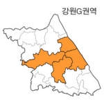 랜드맵 강원도 부동산 전자지적도 G권역(1.양양군 2.홍천군 3.평창군 4.강릉시)