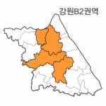 랜드맵 강원도 부동산 전자지적도 B2권역(1.홍천군 2.인제군 3.평창군 4.양구군)