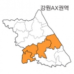 랜드맵 강원도 부동산 전자지적도 AX권역(1.강릉시 2.횡성군 3.평창군 4.원주시)