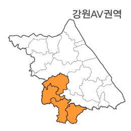 랜드맵 강원도 부동산 전자지적도 AV권역(1.원주시 2.횡성군 3.충북 단양 4.충북 제천)