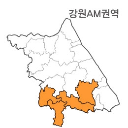 랜드맵 강원도 부동산 전자지적도 AM권역(1.원주시 2.영월군 3.정선군 4.충북 제천)