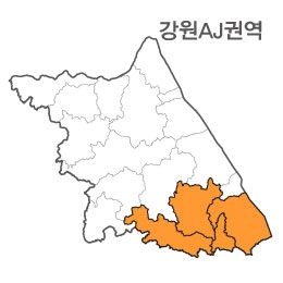 랜드맵 강원도 부동산 전자지적도 AJ권역(1.삼척시 2.태백시 3.정선군 4.영월군)