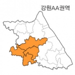 랜드맵 강원도 부동산 전자지적도 AA권역(1.원주시 2.횡성군 3.홍천군 4.경기 양평)