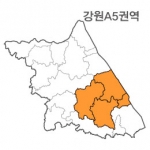 랜드맵 강원도 부동산 전자지적도 A5권역(1.강릉시 2.동해시 3.평창군 4.정선군)