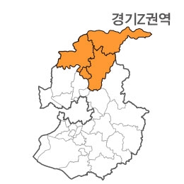 랜드맵 경기도 부동산 전자지적도 Z권역(1.포천시 2.연천군 3.동두천 4.수원시)