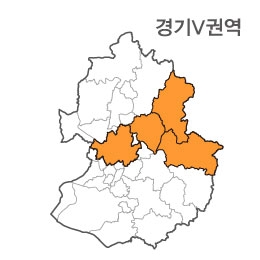 랜드맵 경기도 부동산 전자지적도 V권역(1.가평군 2.양평군 3.남양주시 4.서울시)