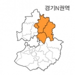 랜드맵 경기도 부동산 전자지적도 N권역(1.포천시 2.동두천시 3.남양주시 4.가평군)