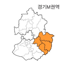 랜드맵 경기도 부동산 전자지적도 M권역(1.광주시 2.양평군 3.이천시 4.여주군)