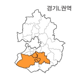 랜드맵 경기도 부동산 전자지적도 L권역(1.화성시 2.수원시 3.용인시 4.오산시)