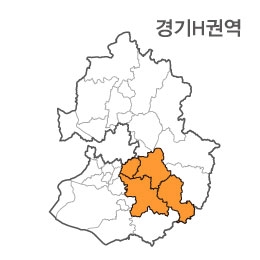 랜드맵 경기도 부동산 전자지적도 H권역(1.성남시 2.광주시 3.용인시 4.이천시)