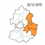 랜드맵 경기도 부동산 전자지적도 C권역(1.가평군 2.양평군 3.여주군 4.광주시)