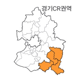 랜드맵 경기도 부동산 전자지적도 CR권역(1.여주군 2.이천시 3.안성시 4.충북 음성)