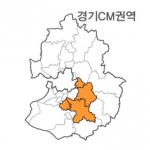 랜드맵 경기도 부동산 전자지적도 CM권역(1.용인시 2.수원시 3.광주시 4.하남시)