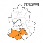 랜드맵 경기도 부동산 전자지적도 CI권역(1.오산시 2.평택시 3.용인시 4.화성시)