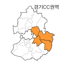 랜드맵 경기도 부동산 전자지적도 CC권역(1.양평군 2.남양주시 3.광주시 4.여주군)